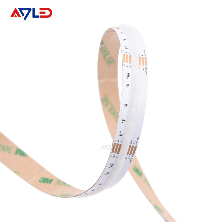 Tiras lineares cambiantes de Dimmable 12m m LED de las luces de la cinta de la MAZORCA del color del RGB CCT para el sitio