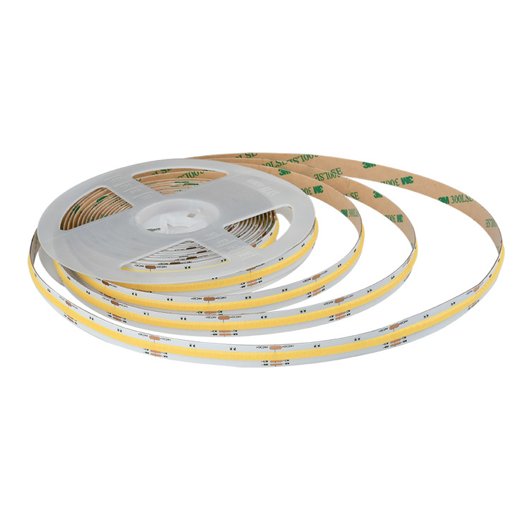 8W/M FCOB CCT 640 LED de banda de luz de alta densidad Flexible FOB COB 10mm placa de PCB con lineal