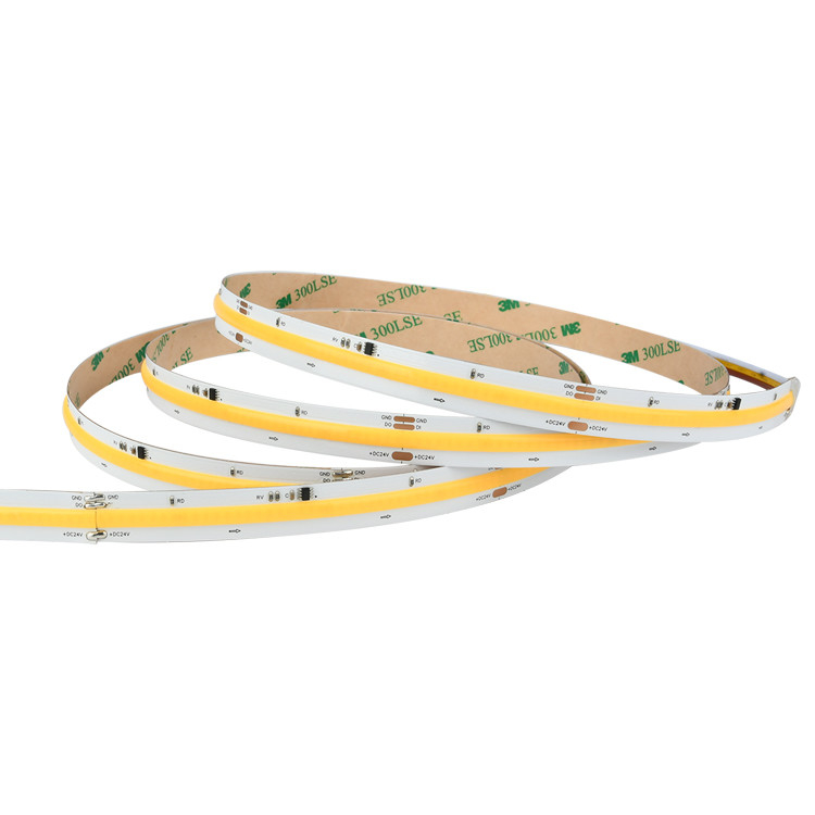 Lámparas de banda LED COB digital blanco puro 3000K 4000K 6500K 16.4ft 24V Luz de cinta