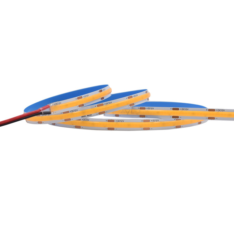 COB Luces de banda LED resistentes al agua LED banda flexible de luz 480LEDs/M 5M/16.4FT DC24V de bobina a bobina LED cinta de luz