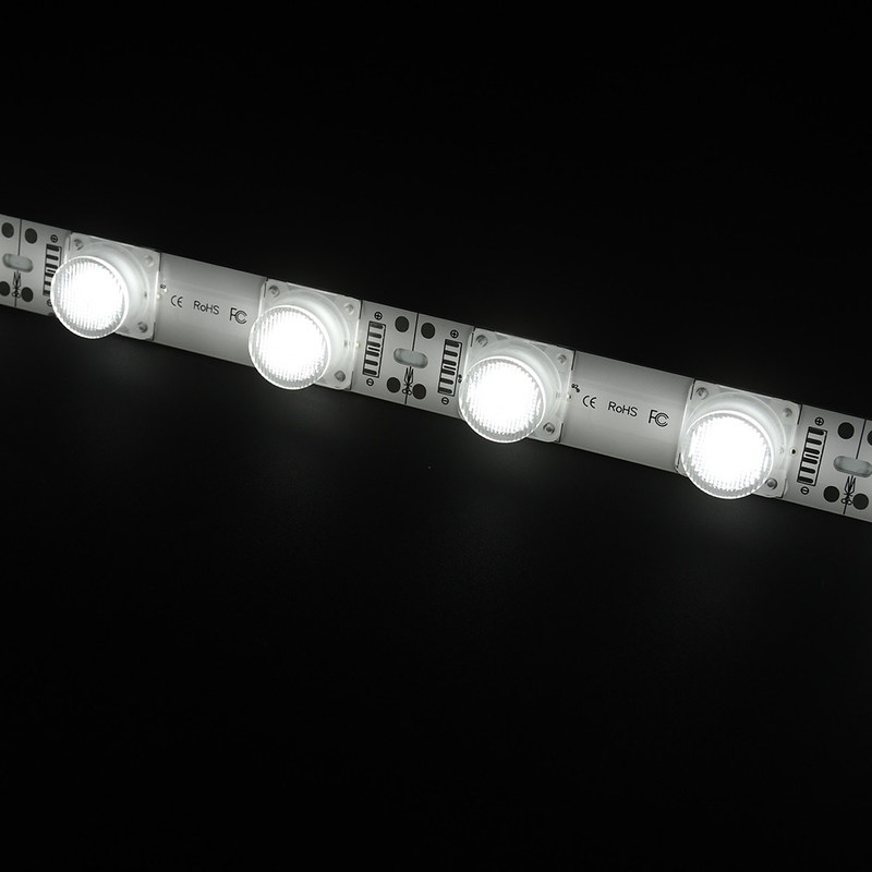 Proporcionar 5 años de iluminación confiable con una barra de luz LED con 18 LEDs por metro, disponible en opciones de 24V y 12V
