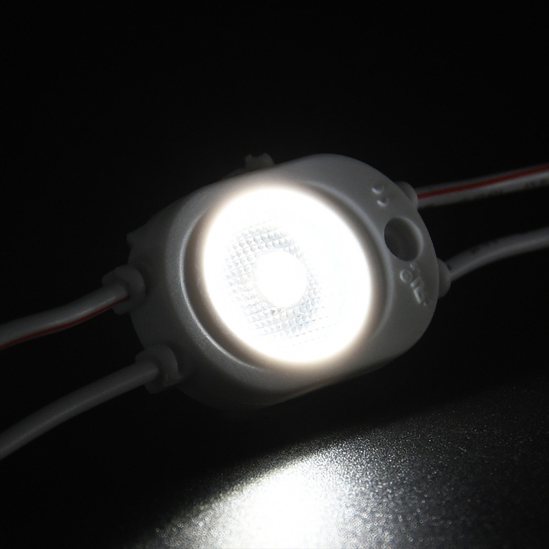 CE RoHS 1 Chip LED 180 grados 12V módulos LED luz para señalización LED señales comerciales, luces decorativas de alta calidad
