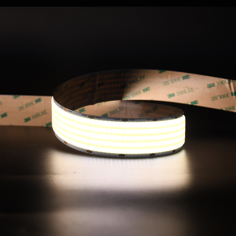 Tela de LED lineal flexible CRI 90 COB 5000mm 6500K Color blanco 4600LM/M en el mercado europeo