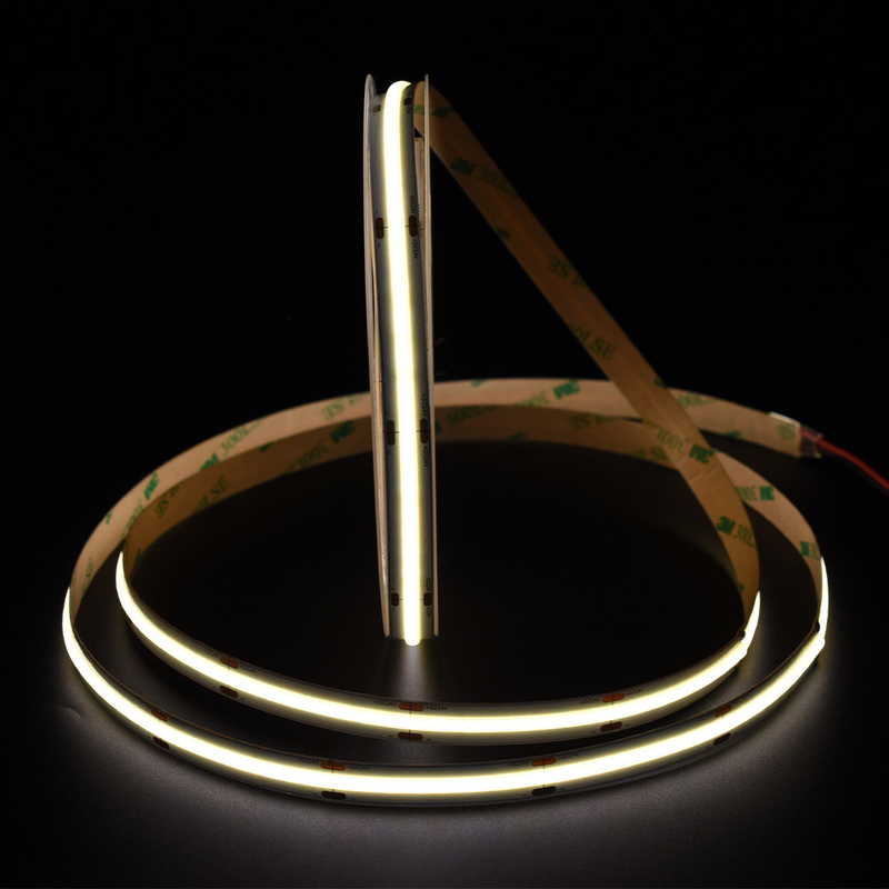 528led/m COB High Cri 90 95 98 10mm ancho DC24V luz de banda LED