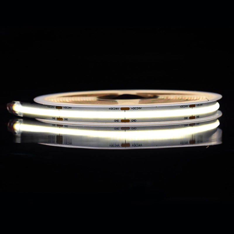 COB LED con 528 chips 8 mm de ancho y 3000k 4000k y 6500k opciones de color para cartel de cortinas