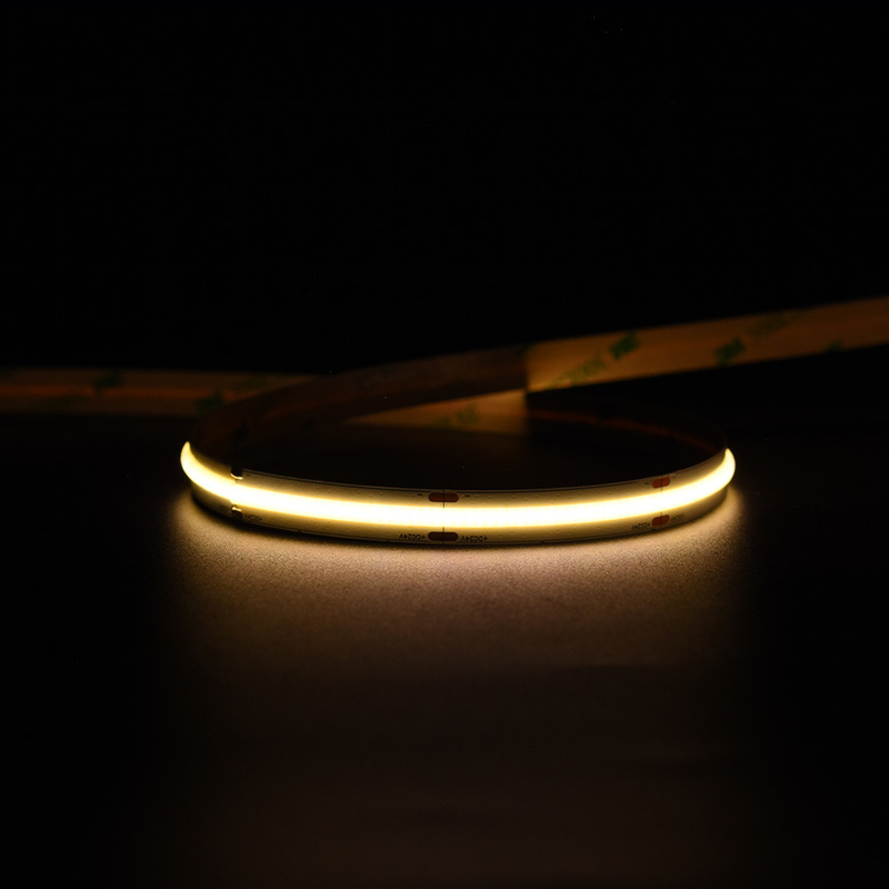 No hay unidad mínima de corte de la tira de LED de COB blanco caliente 14W/M 5M por rollo 1400LM/M