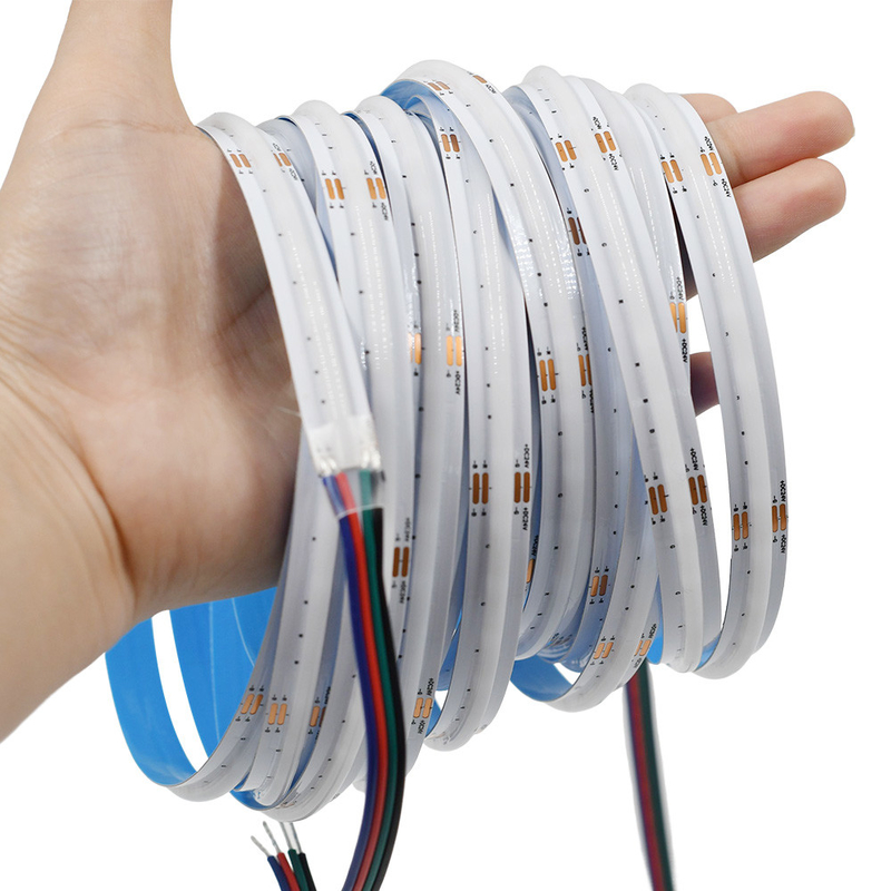 576LEDs/m COB RGB LED Strip Light 3 años de garantía DC24V 10mm Pcb Borad IP20/IP65