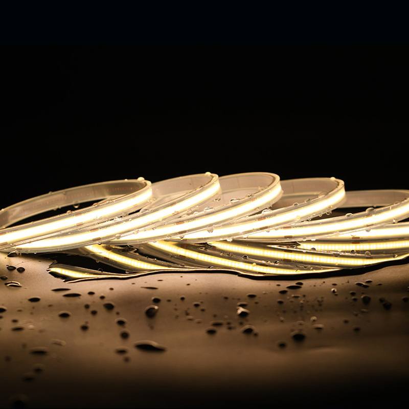1000LM Corriente constante COB Luz de banda Dobla libremente a 24V con 480 LEDs por metro