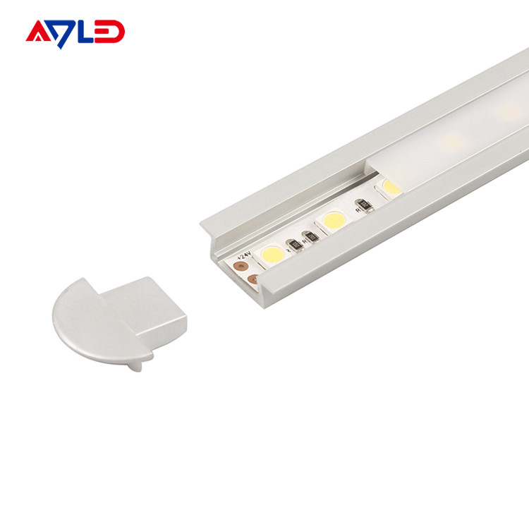 Perfil de banda de LED Diffusor de luz de canal ADP-1606B Perfil de aluminio LED para banda de LED